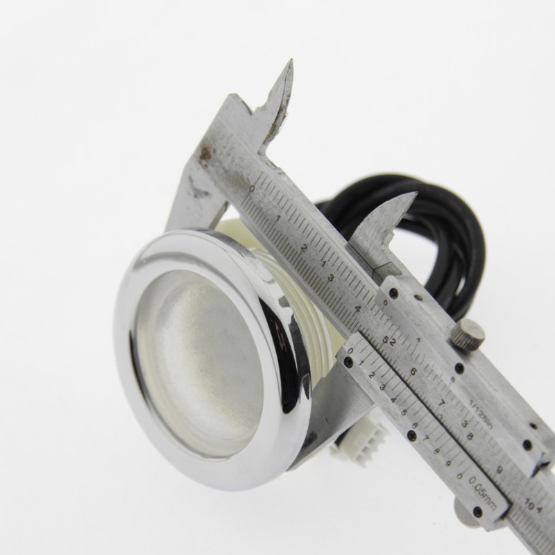 Комплект із 4 ламп для підсвічування води, водонепроникні з блоком живлення та кнопкою ( Хромотерапія)