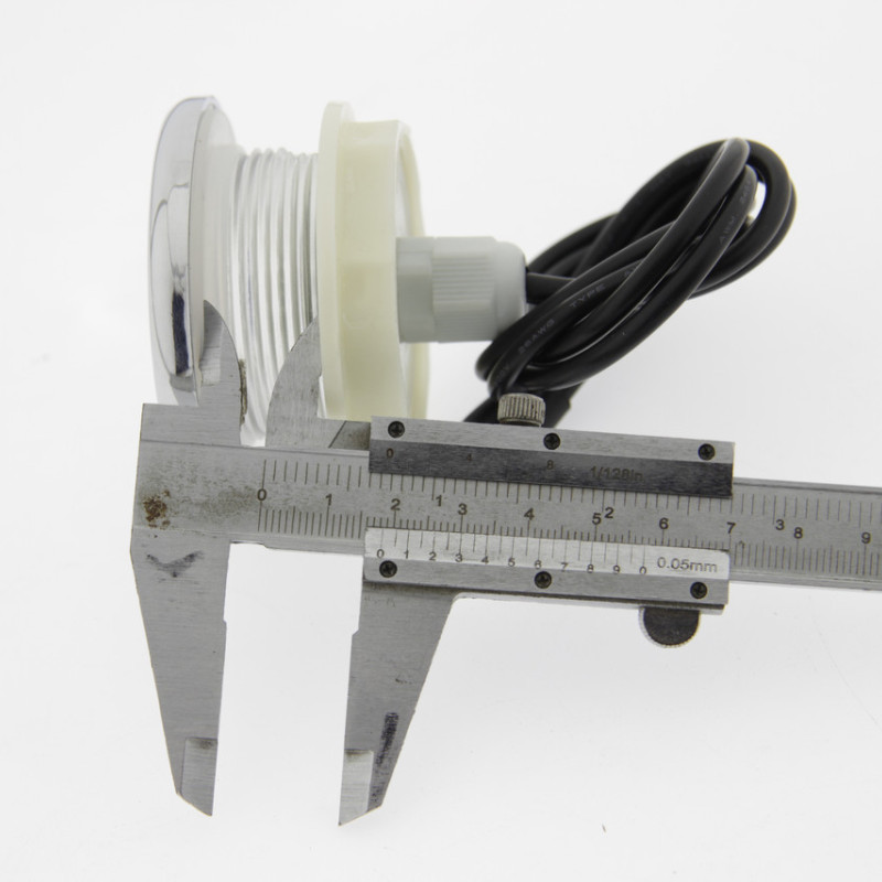 Комплект із 4 ламп для підсвічування води, водонепроникні з блоком живлення та кнопкою ( Хромотерапія)