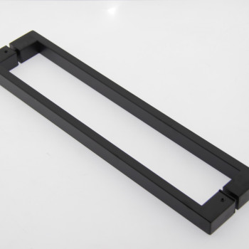 Ручка для стеклянной двери ( Н-5450 БЛ ) Черная ( 500 мм. )