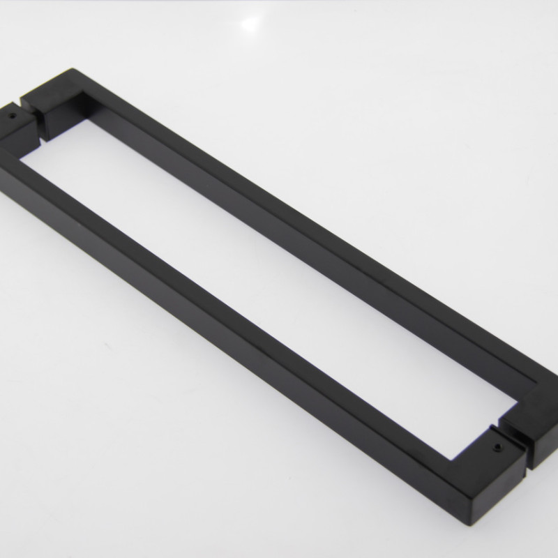 Ручка для стеклянной двери ( Н-5450 БЛ ) Черная ( 500 мм. )