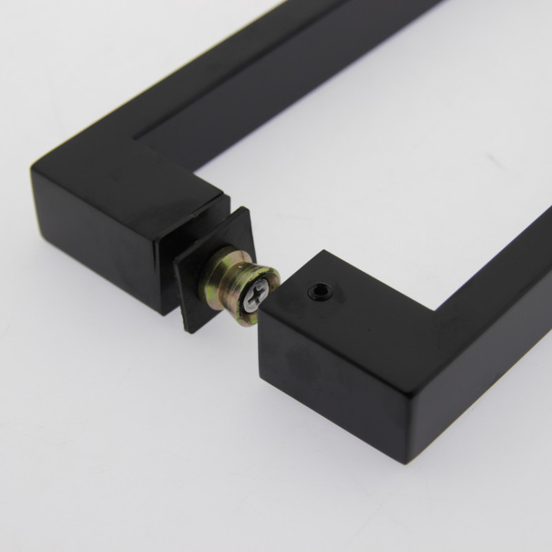 Ручка для стеклянной двери ( Н-5450 БЛ ) Черная ( 500 мм. )