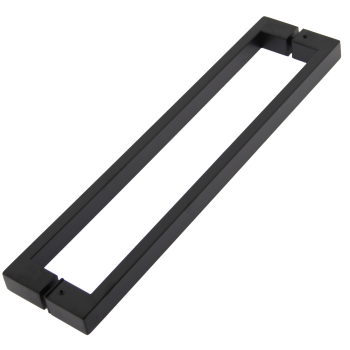 Ручка для скляних дверей ( Н-5340 БЛ) Чорна ( 400 мм.)