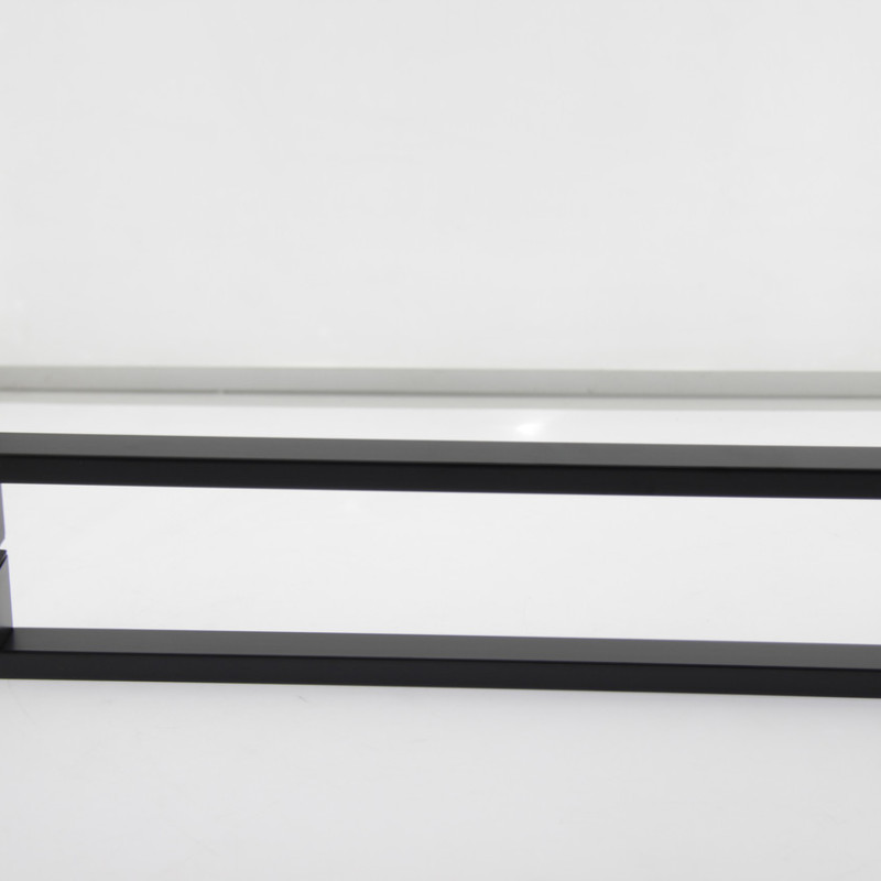 Ручка для скляних дверей ( Н-5340 БЛ) Чорна ( 400 мм.)