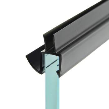 Ущільнювач для дверей душової кабіни, чорний (ФС06Е08 БЛ) довжина 2 м. 2200