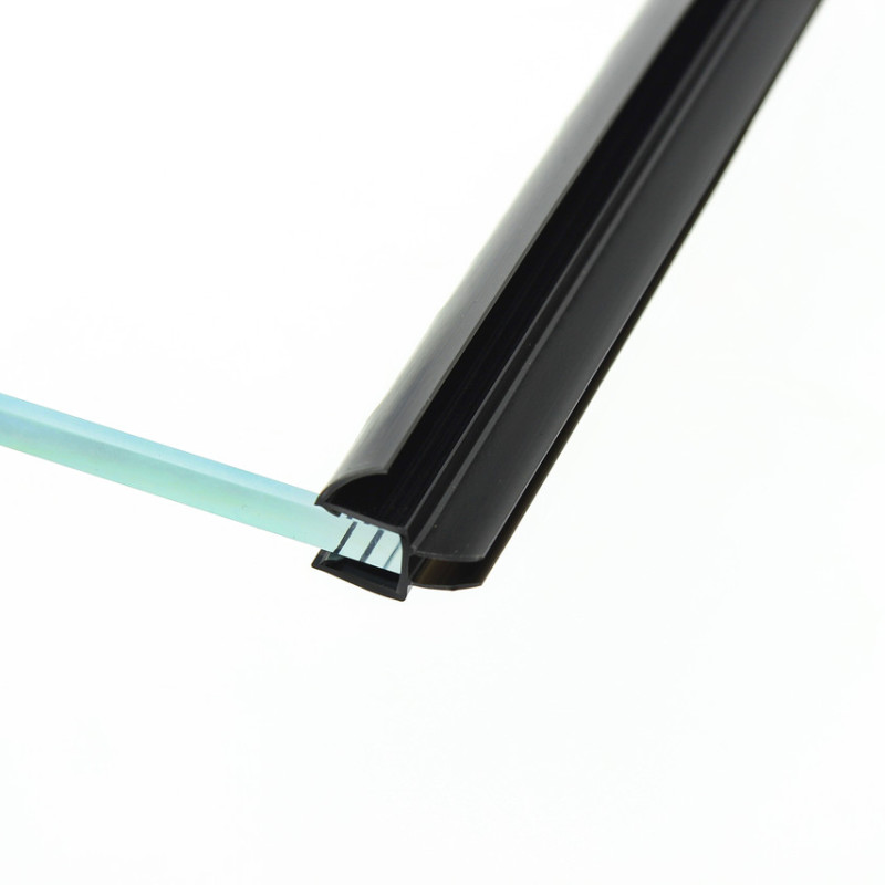 Ущільнювач для дверей душової кабіни, чорний (ФС06Е08 БЛ) довжина 2 м. 2200