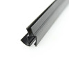 Ущільнювач для дверей душової кабіни, чорний (ФС06Е08 БЛ) довжина 2 м. 2200