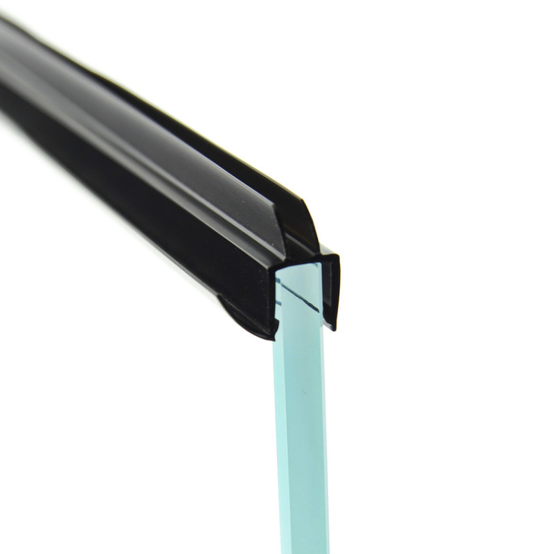 Ущільнювач для дверей душової кабіни, чорний (ФС06Е08 БЛ) довжина 2 м. 2200