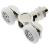 Ролики для душової кабіни металеві, подвійні, поворотні ( В-26В) 26 мм.