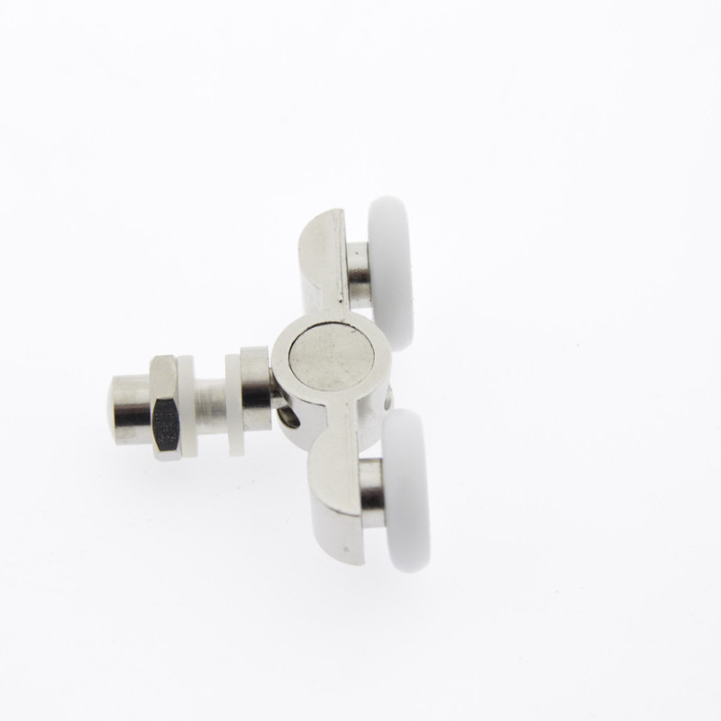 Ролики для душової кабіни металеві, подвійні, поворотні ( В-26В) 26 мм.