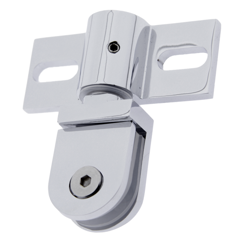 Петля для душової кабіни з кріпленням на профілі, верхня та нижня. ( ЗЗ 02 ) метал