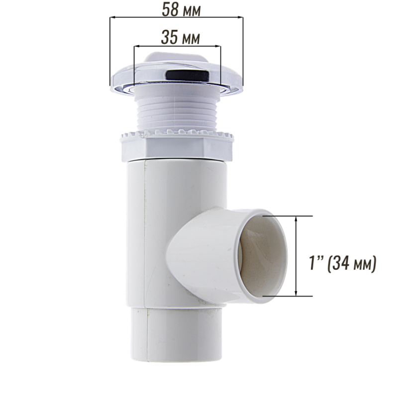 Регулятор подачі повітря до гідромассажної системи з ароматерапією ( АРО Ф22 )