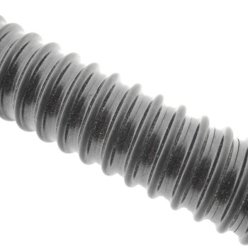 Шланг армований, м'який, чорний із гумовими наконечниками для аеромасажного компресора.