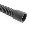 Шланг армований, м'який, чорний із гумовими наконечниками для аеромасажного компресора.
