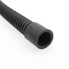 Шланг армований, м'який, чорний із гумовими наконечниками для аеромасажного компресора. 90 см.