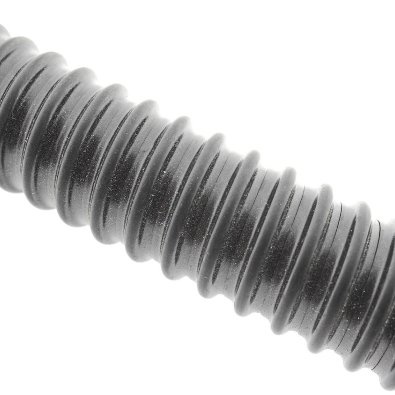 Шланг армований, м'який, чорний із гумовими наконечниками для аеромасажного компресора. 90 см.