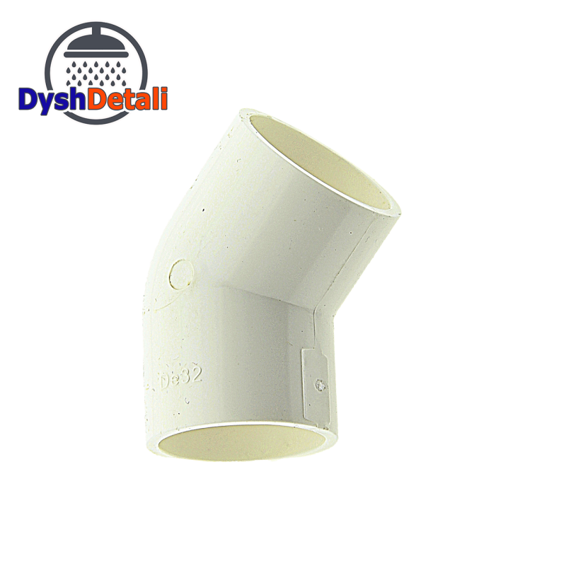 Кут 45° ПВХ ( РС04) 50 мм.