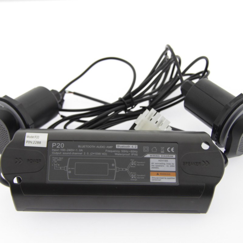 Динаміки для гідромасажної ванни, з bluetooth, вологозахищені: IPX6