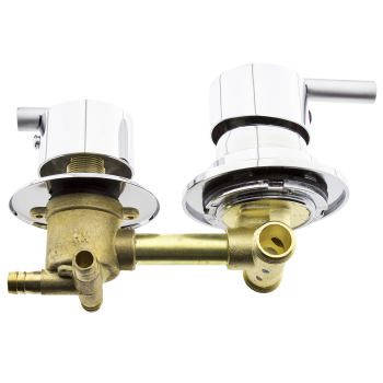 Змішувач для душової кабіни, (С-3\8 ) вбудовуваний на три положення під штуцер.