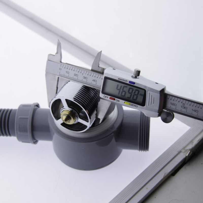 Сифон для ванни з клапанном та переливом