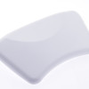 Підголовник для ванни на присосках, білий округлений