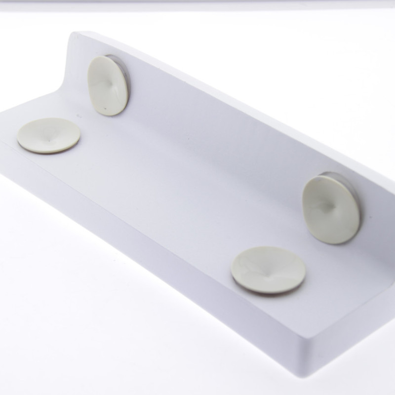 Підголовник для ванни на присосках, білий округлений