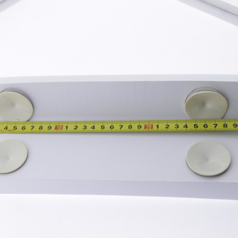 Підголовник для ванни на присосках, білий округлений