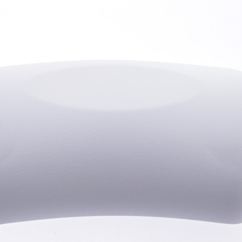 Підголовник для ванни на присосках, білий округлений