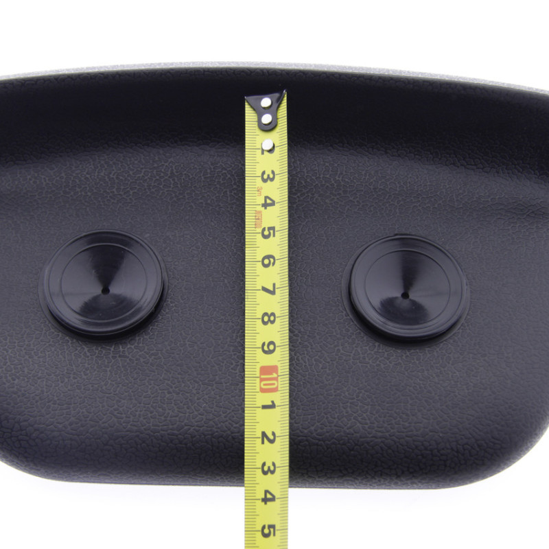 Підголовник для ванни на присосках, білий округлений