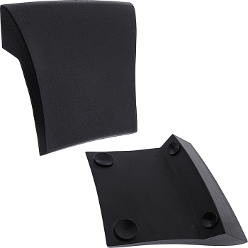 Підголовник для ванни на присосках, темно сірий