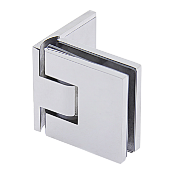 Петля скло-стіна без фіксації полірована неіржавка сталь (КП201НС ПСС)