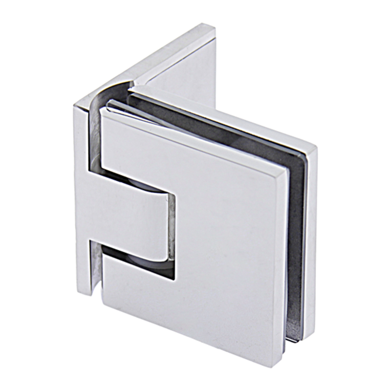 Петля скло-стіна без фіксації полірована неіржавка сталь (КП201НС ПСС)