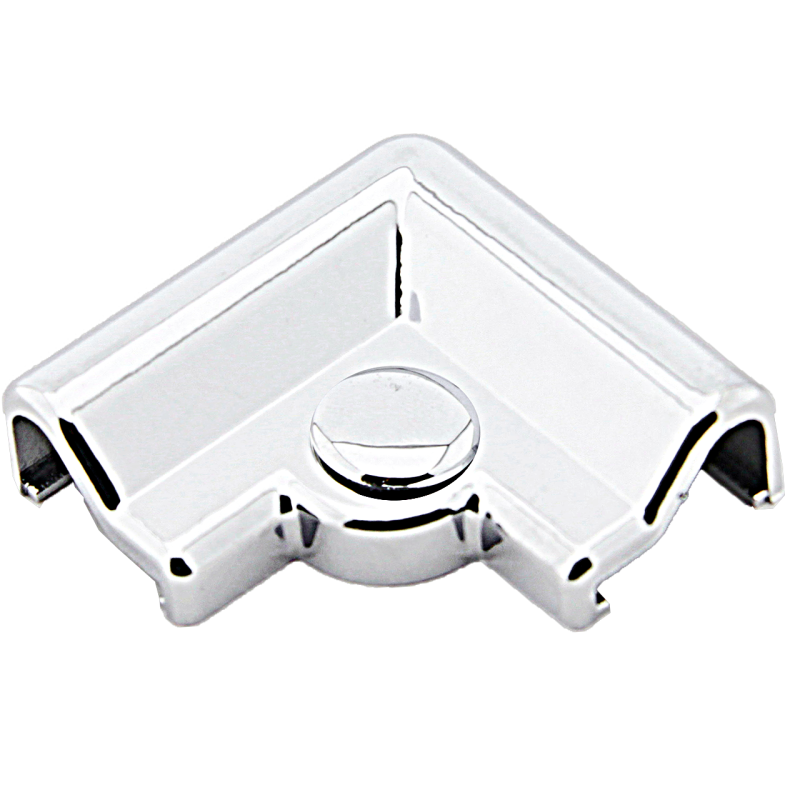 З'єднувач для алюмінієвого порогу під кутом 90°