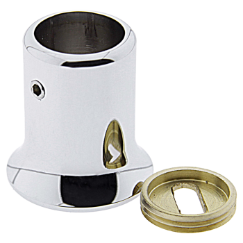 Кріплення до труби 19 мм до стіни сплав цинку хромований (КН07 ЦП)