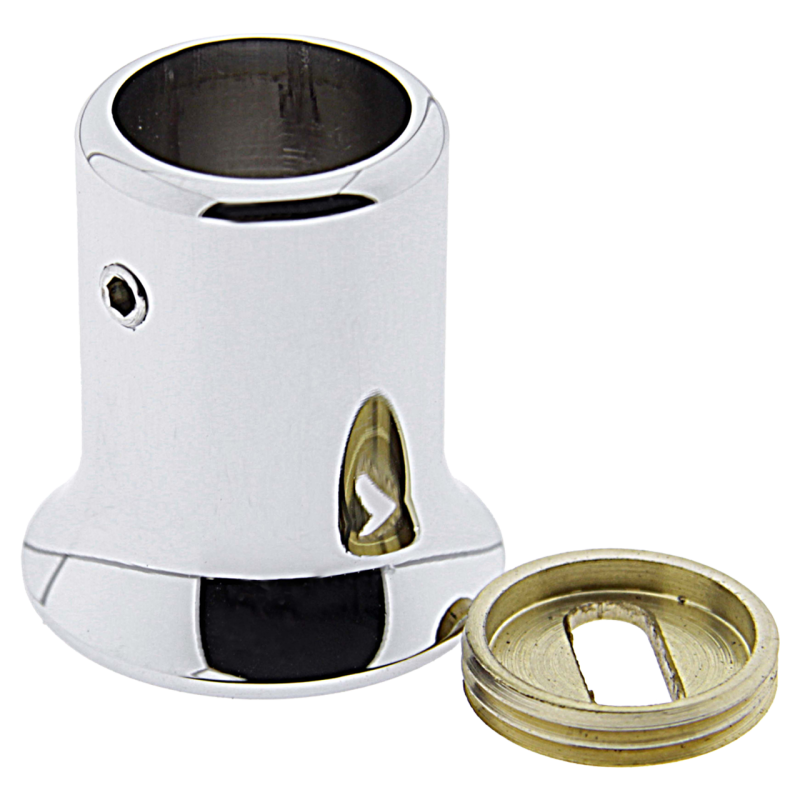 Кріплення до труби 19 мм до стіни сплав цинку хромований (КН07 ЦП)