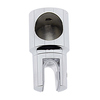 Конектор до труби 19 мм труба-Скло глухий хром (КН11 ЦП)