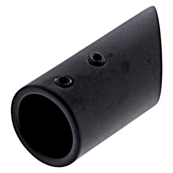 Конектор до труби 45° чорний мат (КН13 БЛ)