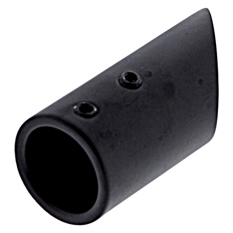 Конектор до труби 45° чорний мат (КН13 БЛ)