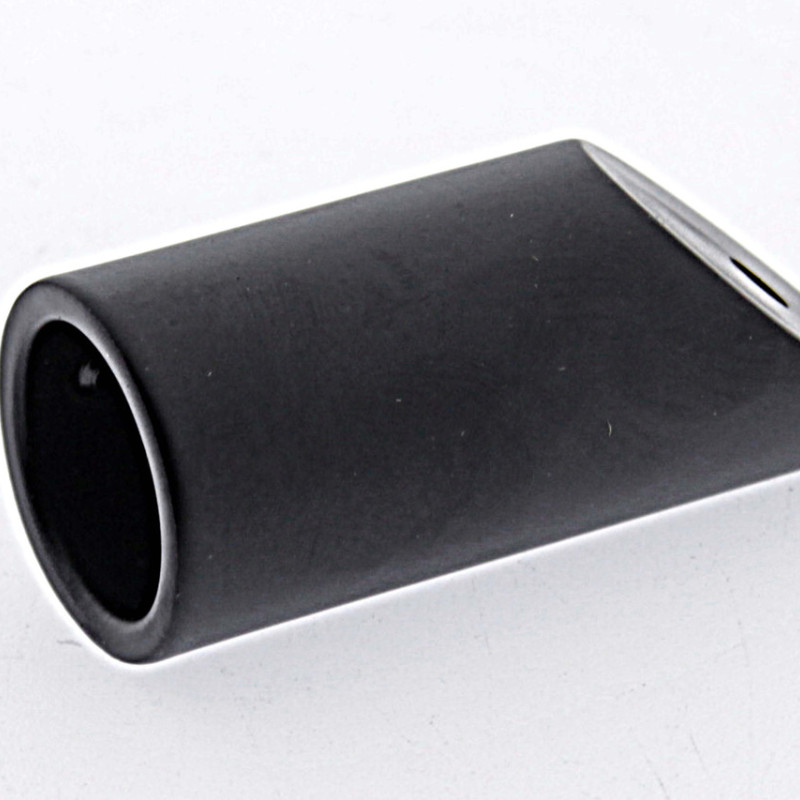 Конектор до труби 45° чорний мат (КН13 БЛ)