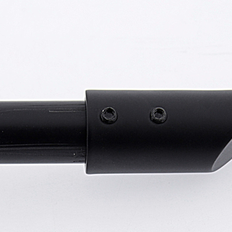 Конектор до труби 45° чорний мат (КН13 БЛ)