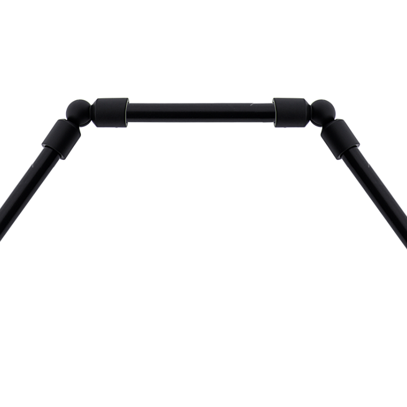 Конектор до труби 45° чорний мат (КН13 БЛ)