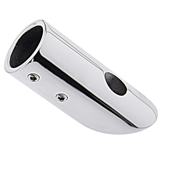 Конектор до труби 45° полірована неіржавка сталь (КН13 ПСС)