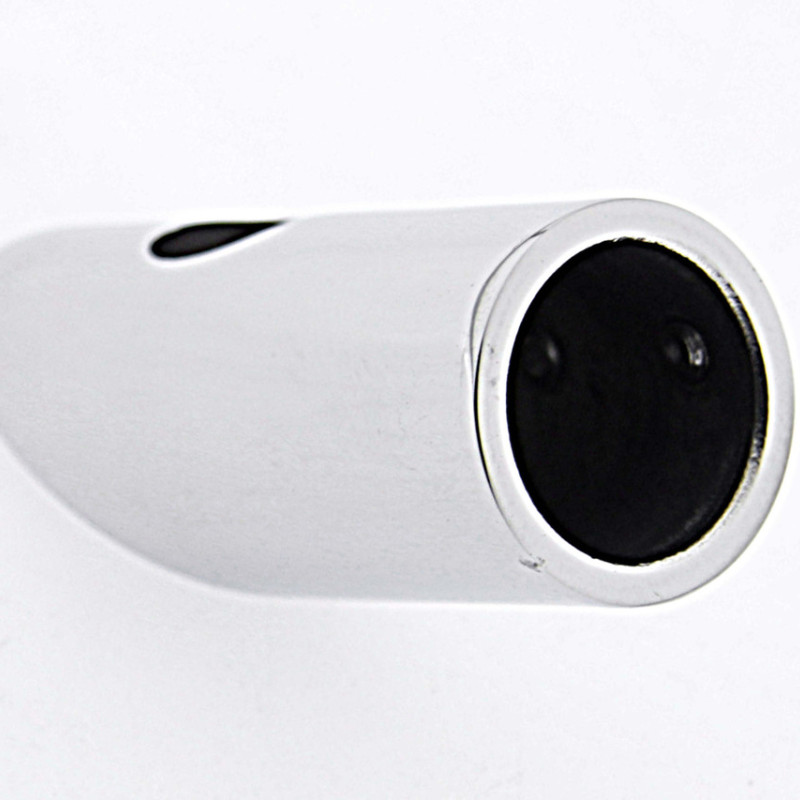 Конектор до труби 45° полірована неіржавка сталь (КН13 ПСС)