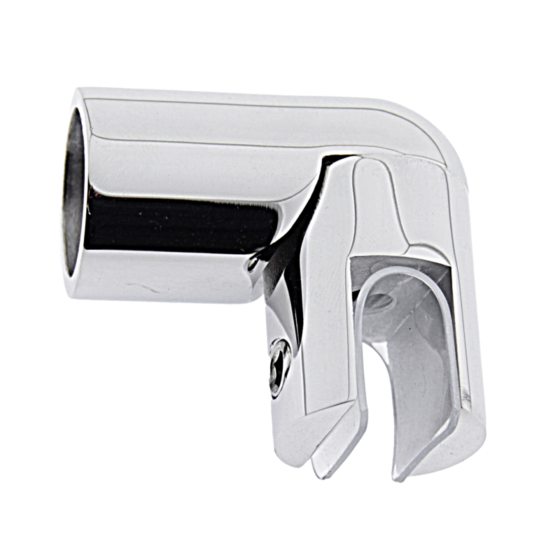 Конектор до труби глухий 90° сатин (КН15 ЦП)