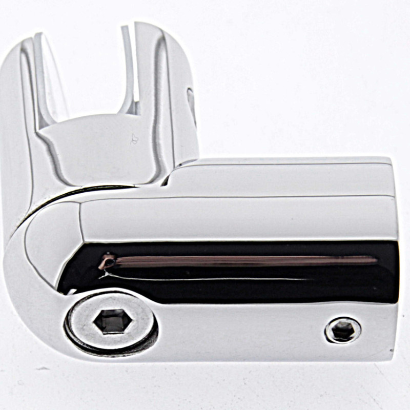 Конектор до труби глухий 90° сатин (КН15 ЦП)