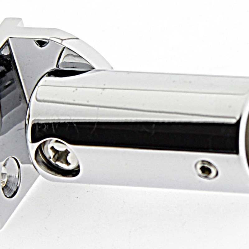 Кріплення труби (19 мм) до стіни поворотний Хром (КН18 ЦП)