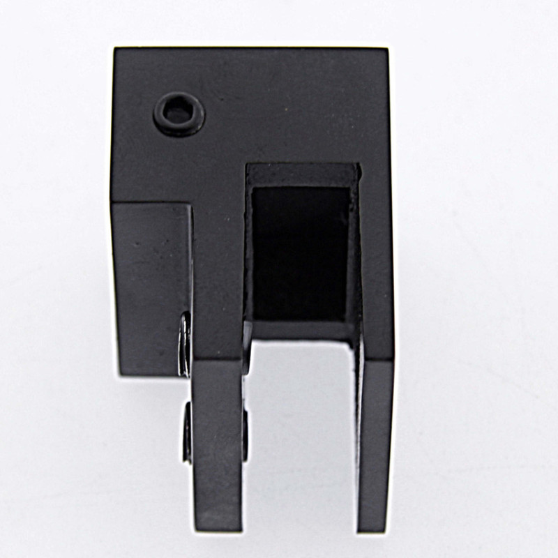 Кріплення скла до труби 30х10 кутовий 90° чорний глучений мат (КН21 БЛ)