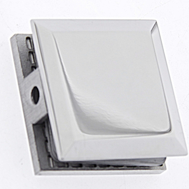 Конектор стіна скло (90°) полірована неіржавка сталь (КН901А ПСС)