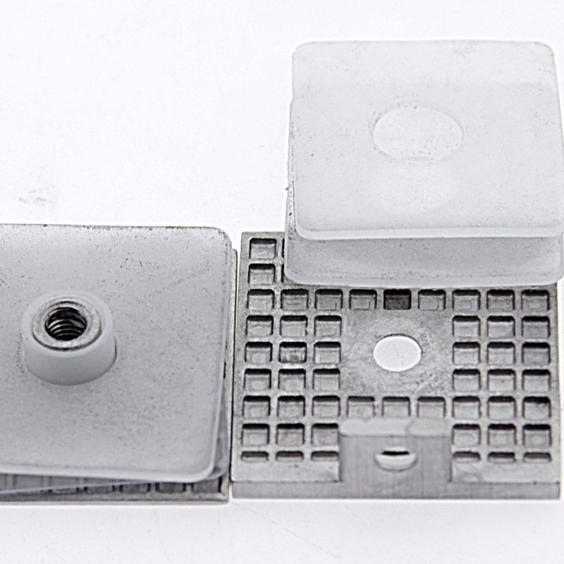 Конектор стіна скло (90°) полірована неіржавка сталь (КН901А ПСС)