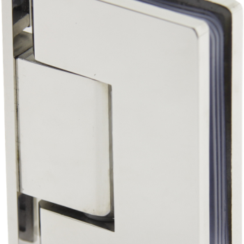 Петля скло-стіна (90°) зі зміщенням полірована неіржавка сталь (КП100В ПСС)