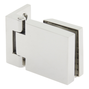 Петля скло-стіна без фіксації полірована неіржавка сталь (КП827 ПСС)